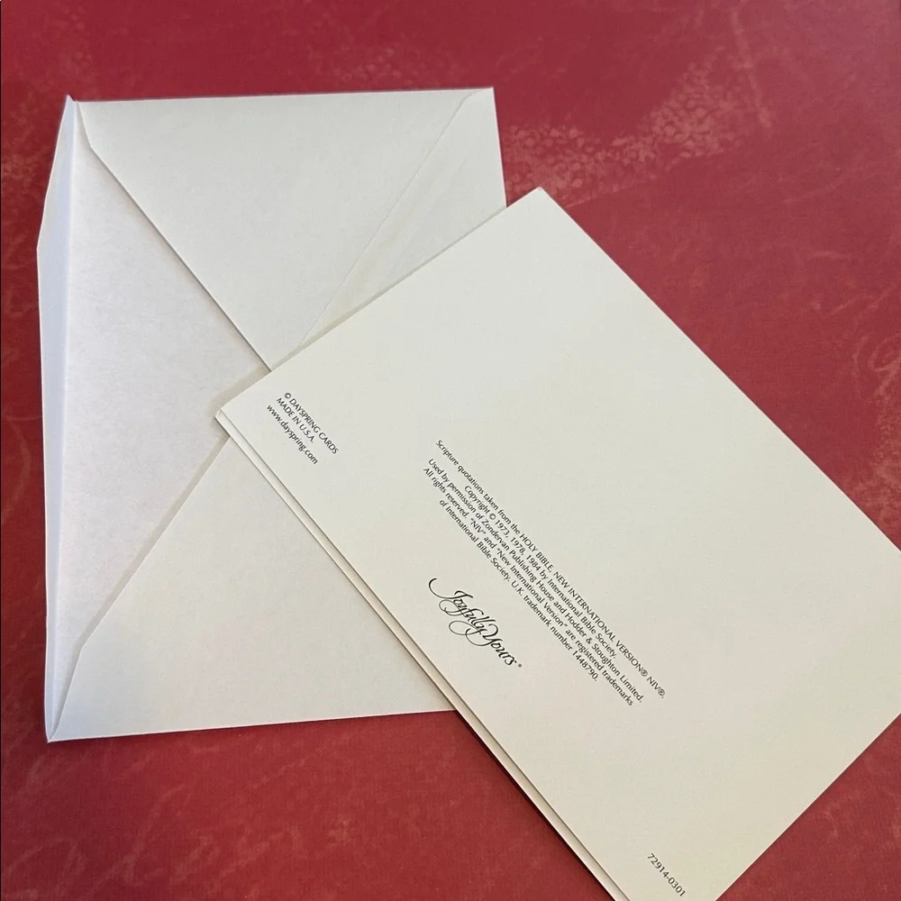 4 Valentines Cards with envelopes included